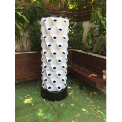 Aeroponics Equipment Pineapple Tower Garden Vertical Hydroponic Growing System 10 Layers 80 Plants