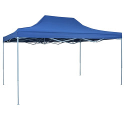 Professional Folding Party Tent 118.1"x157.5" Steel Blue