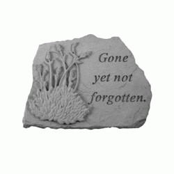 Kay Berry 07025 Gone Yet Not Forgotten Memorial Stone&#44; Lavender